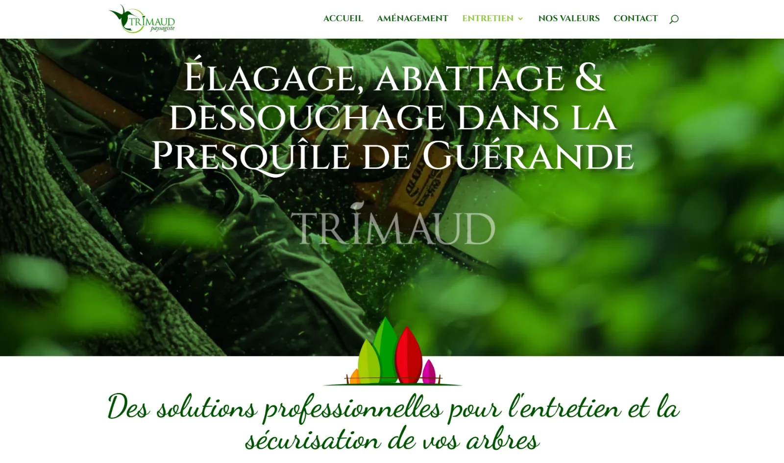 Site Trimaud Paysagiste